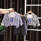 Boys spring and autumn suit set of three